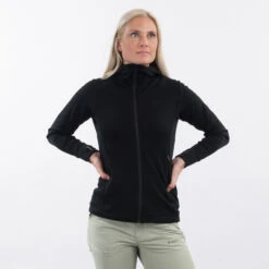 Bergans Women's Ulstein Wool Hood Jacket - Wollen Vest 10 Bergans Women's Ulstein Wool Hood Jacket - Wollen Vest -Winterkleding Winkel bergans womens ulstein wool hood jacket wollen vest detail 5