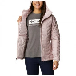 Columbia Women's Powder Lite Hooded Jacket - Synthetisch Jack -Winterkleding Winkel columbia womens powder lite hooded jacket synthetisch jack detail 5