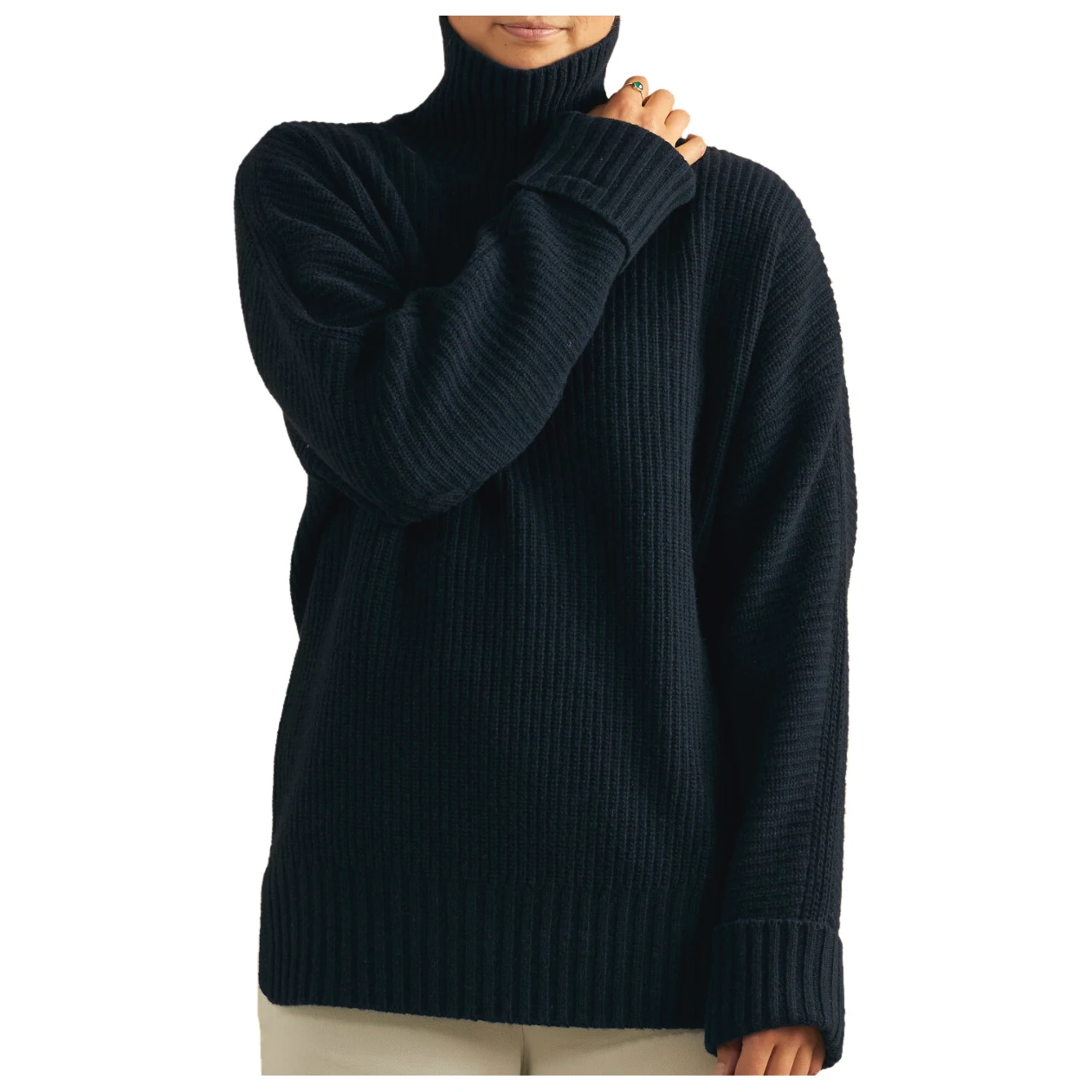 Women's Vigga Knitted T-Neck - Wollen Trui 4 Women's Vigga Knitted T-Neck - Wollen Trui - Afbeelding 2