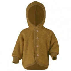 Engel Kinder Kapuzenjacke Mit Holzknöpfen - Wollen Vest -Winterkleding Winkel engel kinder kapuzenjacke mit holzknoepfen wollen vest 1