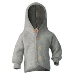 Engel Kinder Kapuzenjacke Mit Holzknöpfen - Wollen Vest -Winterkleding Winkel engel kinder kapuzenjacke mit holzknoepfen wollen vest 6
