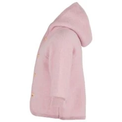 Engel Kinder Kapuzenjacke Mit Holzknöpfen - Wollen Vest -Winterkleding Winkel engel kinder kapuzenjacke mit holzknoepfen wollen vest detail 2