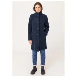 Women's Wollen Mantel Fleece - Wollen Parka -Winterkleding Winkel hessnatur womens wollen mantel fleece wollen parka detail 3