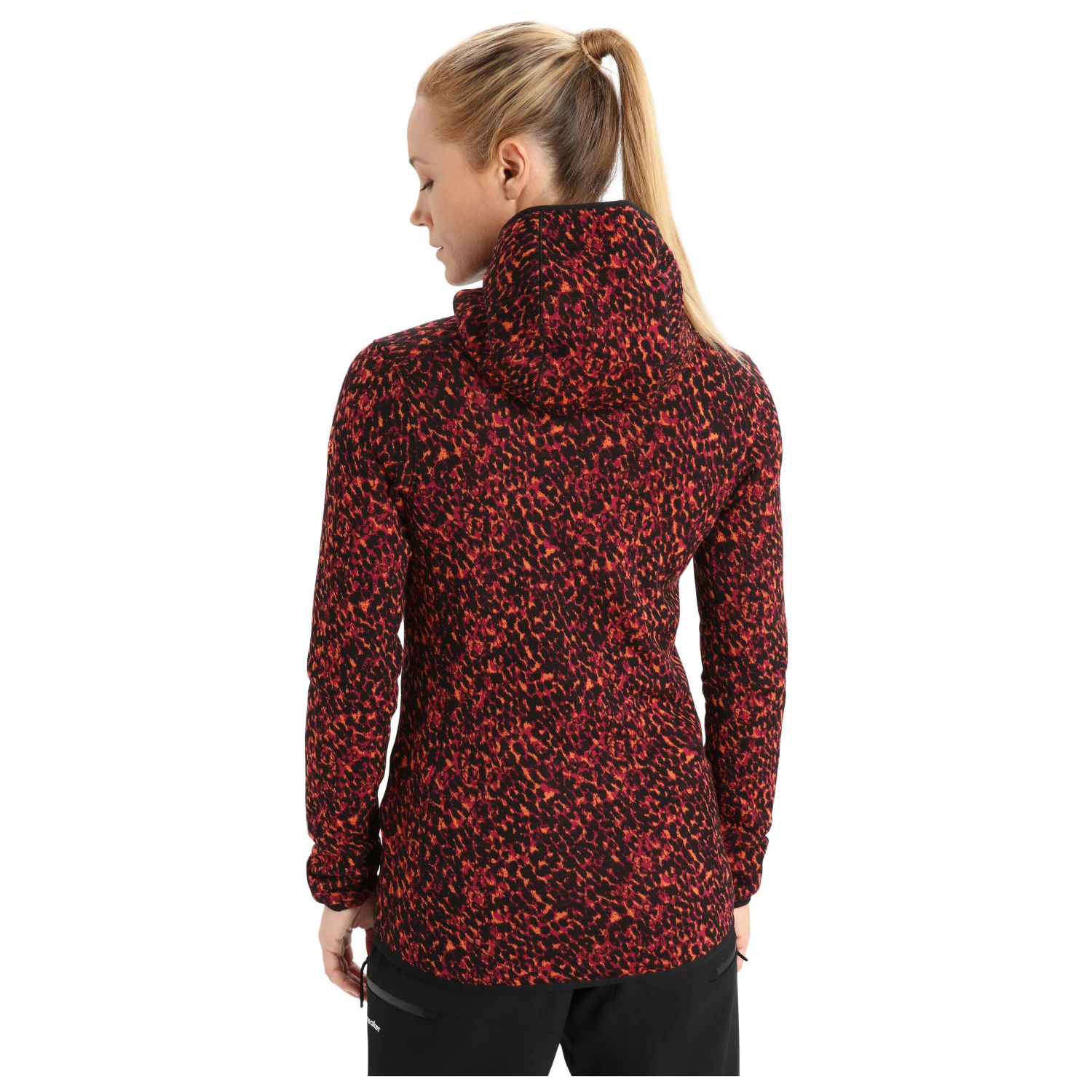 Icebreaker Women's Elemental L/S Zip Hood Lichen - Hoodie 8 Icebreaker Women's Elemental L/S Zip Hood Lichen - Hoodie - Afbeelding 6