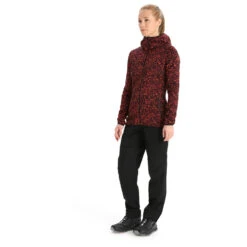 Icebreaker Women's Elemental L/S Zip Hood Lichen - Hoodie