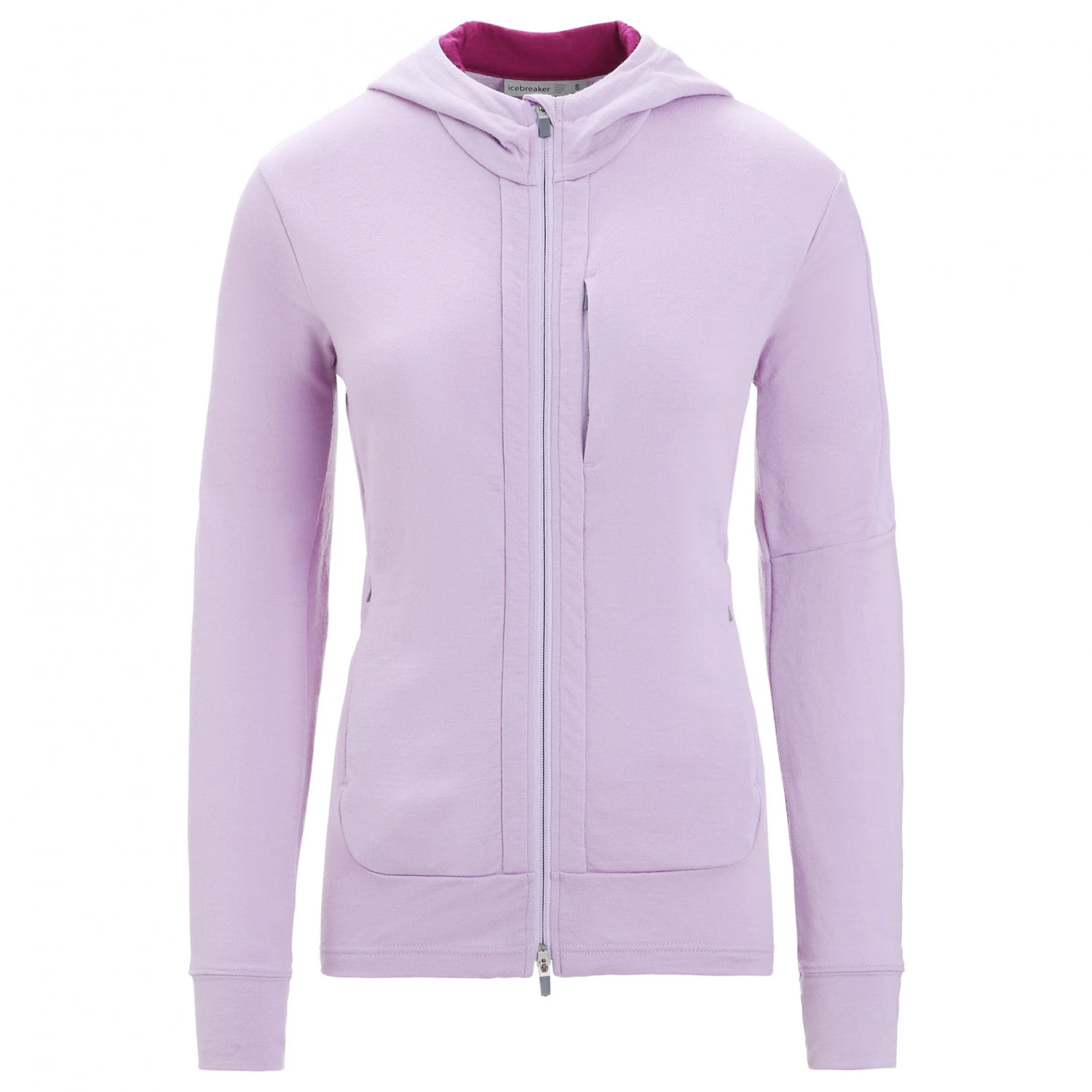Icebreaker Women's Quantum III L/S Zip Hood - Merinovest 4 Icebreaker Women's Quantum III L/S Zip Hood - Merinovest - Afbeelding 2