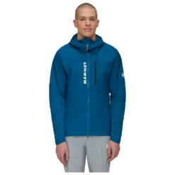 Mammut Aenergy WB Hooded Jacket - Softshelljack -Winterkleding Winkel mammut aenergy wb hooded jacket softshelljack detail 3