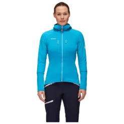 Mammut Women's Eiswand Advanced ML Hooded Jacket - Fleecevest 9 Mammut Women's Eiswand Advanced ML Hooded Jacket - Fleecevest -Winterkleding Winkel mammut womens eiswand advanced ml hooded jacket fleecevest detail 2