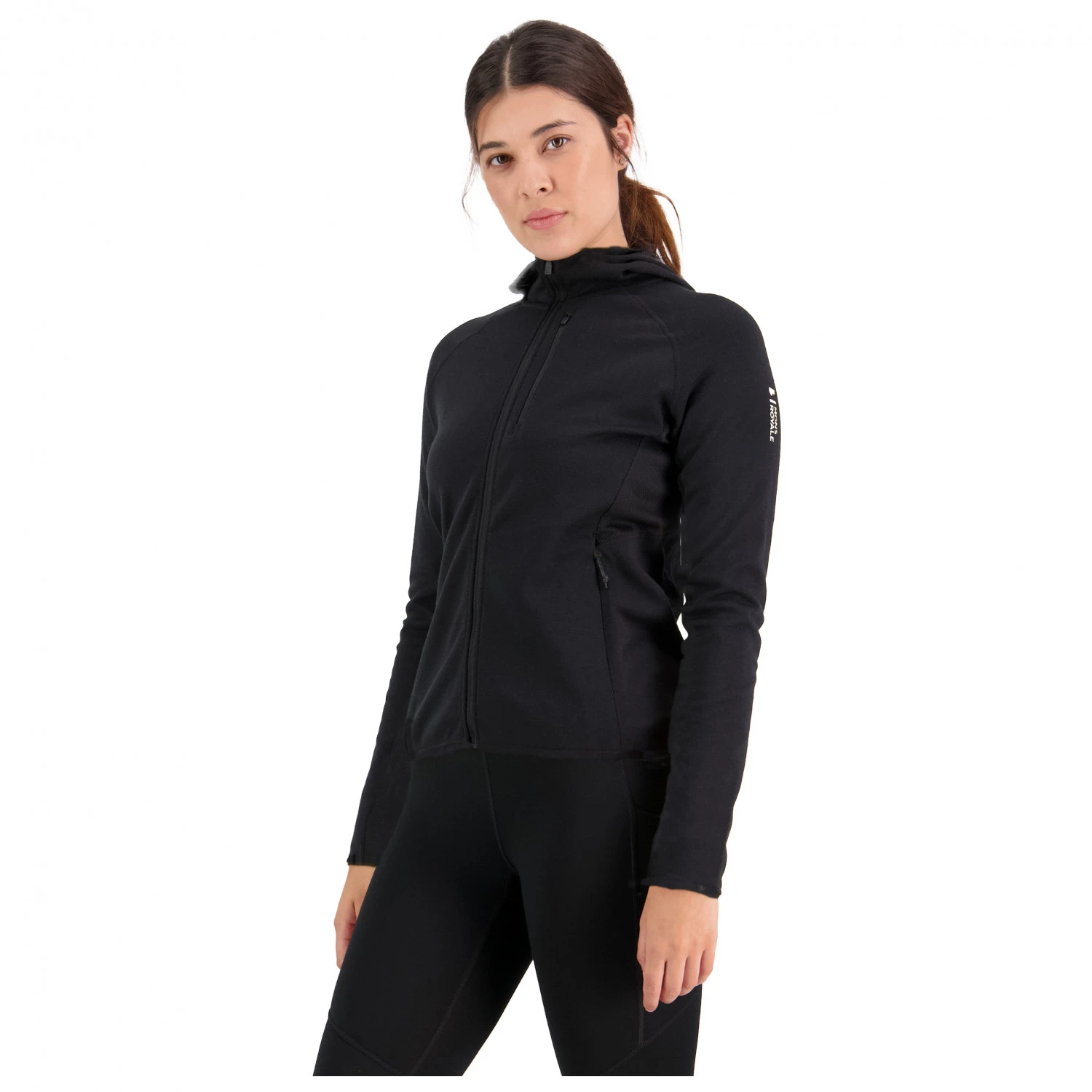 Mons Royale Women's Approach Merino Shift Fleece Hood - Fleecevest 8 Mons Royale Women's Approach Merino Shift Fleece Hood - Fleecevest - Afbeelding 6