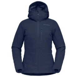 Norrøna Women's Lyngen Alpha100 Zip Hood - Synthetisch Jack -Winterkleding Winkel norroena womens lyngen alpha100 zip hood synthetisch jack