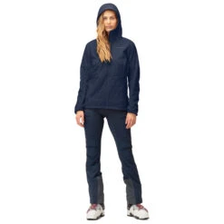 Norrøna Women's Lyngen Alpha100 Zip Hood - Synthetisch Jack -Winterkleding Winkel norroena womens lyngen alpha100 zip hood synthetisch jack detail 3