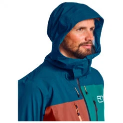 Ortovox 3L Deep Shell Jacket - Ski-jas 19 Ortovox 3L Deep Shell Jacket - Ski-jas -Winterkleding Winkel ortovox 3l deep shell jacket ski jas detail 3