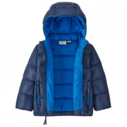 Patagonia Baby's Hi-Loft Down Sweater Hoody - Donsjack -Winterkleding Winkel patagonia babys hi loft down sweater hoody donsjack detail 2