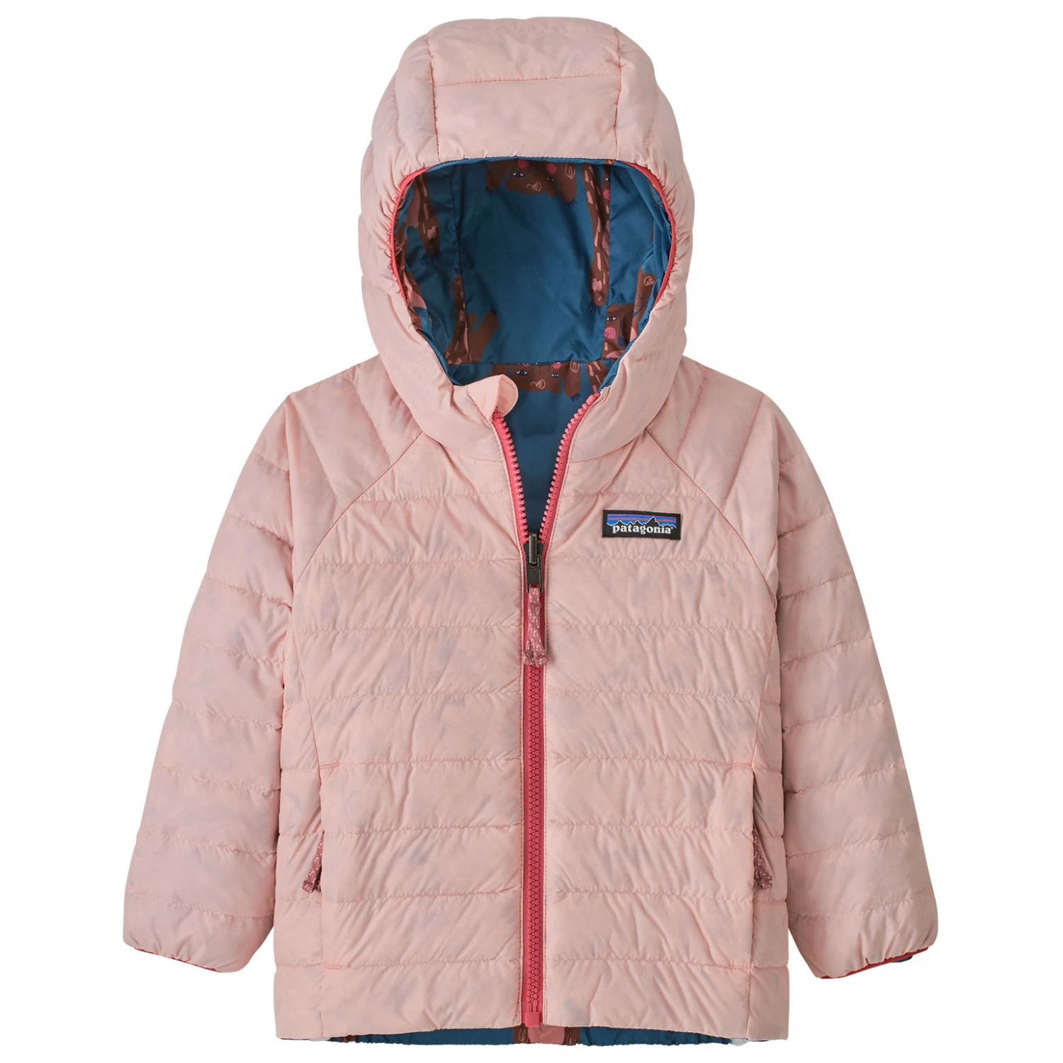 Patagonia Baby's Reversible Down Sweater Hoody - Donsjack 5 Patagonia Baby's Reversible Down Sweater Hoody - Donsjack - Afbeelding 3