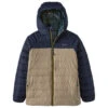 Patagonia Kid's Reversible Down Sweater Hoody - Donsjack 1 Patagonia Kid's Reversible Down Sweater Hoody - Donsjack -Winterkleding Winkel patagonia kids reversible down sweater hoody donsjack