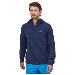 Patagonia R1 TechFace Hoody - Softshelljack -Winterkleding Winkel patagonia r1 techface hoody softshelljack detail 3