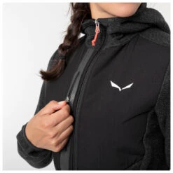 SALEWA Women's Fedaia Alpine Wool Jacket - Wollen Vest -Winterkleding Winkel salewa womens fedaia alpine wool jacket wollen vest detail 7