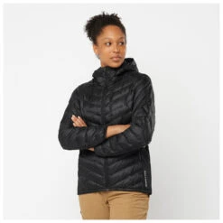 Salomon Women's Outline Primaloft Hoody - Synthetisch Jack -Winterkleding Winkel salomon womens outline primaloft hoody synthetisch jack detail 2