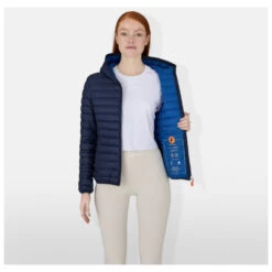 SAVE THE DUCK Women's Dizy Hooded Jacket - Synthetisch Jack 18 SAVE THE DUCK Women's Dizy Hooded Jacket - Synthetisch Jack -Winterkleding Winkel save the duck womens dizy hooded jacket synthetisch jack detail 5