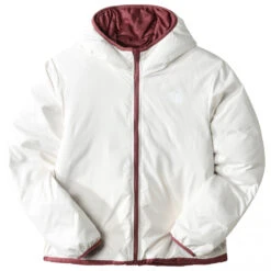 The North Face Girl's Reversible North Down Hooded Jacket - Donsjack 8 The North Face Girl's Reversible North Down Hooded Jacket - Donsjack -Winterkleding Winkel the north face girls reversible north down hooded jacket donsjack detail 3