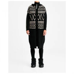 We Norwegians Women's Setesdal Long Cardigan - Lange Jas -Winterkleding Winkel we norwegians womens setesdal long cardigan lange jas detail 2